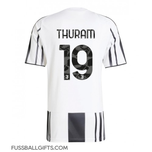 Juventus Khephren Thuram #19 Fußballbekleidung Heimtrikot 2025-26 Kurzarm